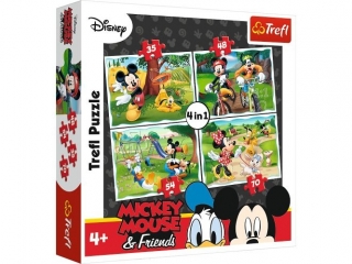 Puzzle "4w1" TREFL Zabawy w parku
