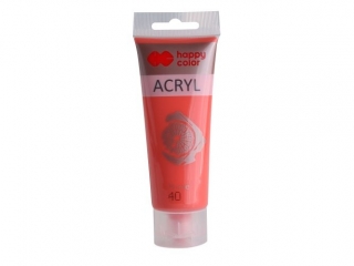 Farba akrylowa 75 ml, Koralowy, Happy Color