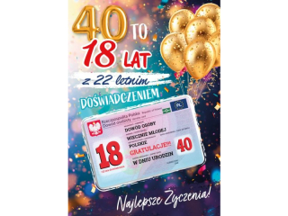 Kartka urodzinowa ARMIN STYLE GIFT M-204 z Dowodem