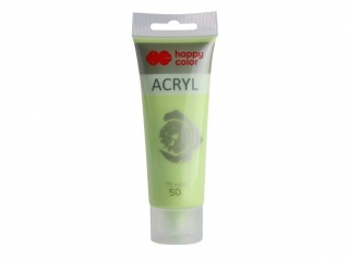 Farba akrylowa 75 ml, Limonka, Happy Color