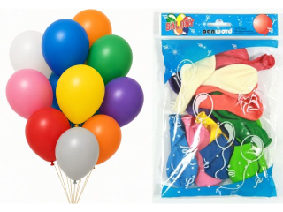 Balony PENWORD 10"  20szt. mix kolor�w standard