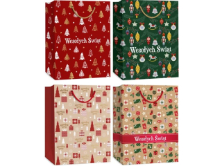 Torby prezentowe ARMIN STYLE Świąteczne M-28