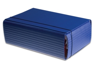 Teczka łamana PENMATE A4 /12 cm na gumkę - granatowa