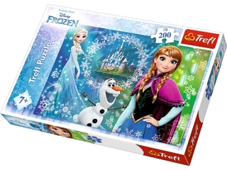 Puzzle 200 TREFL Frozen - Moc sióstr (13207)