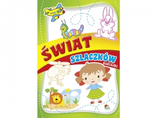 Książeczka KRZESIEK Świat Szlaczków - Dziewczyna i samolot