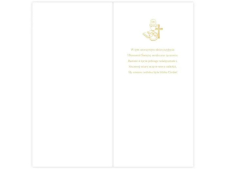 Kartka na Pierwsz� Komuni� r�cznie wykonana DL R KZK 21