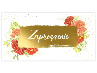 Zaproszenia KZK nr 026 10szt.