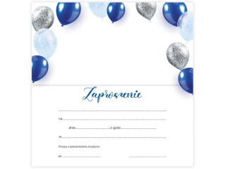 Zaproszenia KZK nr 040 10szt.