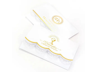 Kartka na Pierwsz� Komuni� KZK B6 LC nr31 z�ocona