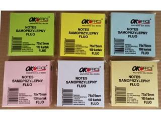 Notes samoprzylepny SDM 75x75cm 100k. fluo HURT