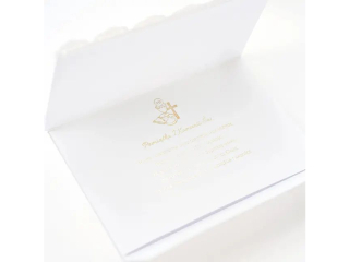 Kartka na Pierwsz� Komuni� KZK B6 LC nr32 z�ocona