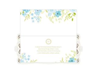 Kartka na Pierwsz� Komuni� KZK DL DG Drewniana n r8