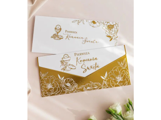 Kartka - koperta na pieni�dze na I Komuni� KZK DL Premium nr16