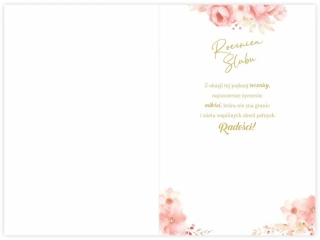 Kartka na Rocznic� �lubu KZK B6 LUX nr. 7 35 Koralowa Rocznica �lubu