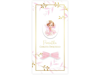 Kartka na Chrzest KZK DL-R nr26 dla dziewczynki