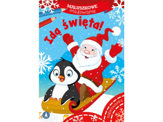Kolorowanka SKRZAT Maluszkowe malowanie -  Id� �wi�ta!