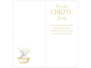 Kartka na Chrzest KZK DL-R nr36