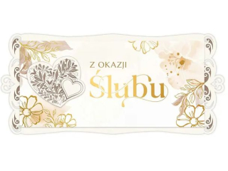Kartka Ślubna KZK DL DG Drewniana nr 9