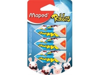 Gumka MAPED 3szt Rabbids