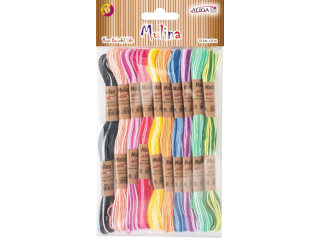 Mulina MUL-0704 cieniowana dł. 8m, op.10szt., mix kolorów