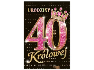 Kartka urodzinowa KZK B6 nr.36 - 40te Urodziny Kr�lowej
