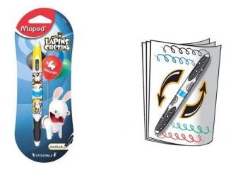 Długopis 4-kolory MAPED Rabbids