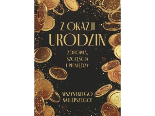 Kartki karnet Urodzinowy URR-202