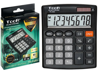 Kalkulator biurowy TOOR TR-2483 8-pozycyjny SUPER-HURT