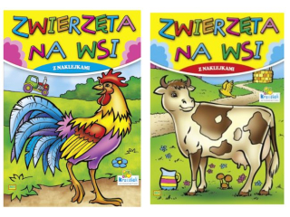 Kolorowanka KRZESIEK A5 16k. Zwierz�ta na wsi, mix