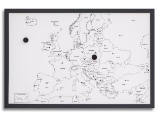 Kreatywna magnetyczna mapa Europy DPCRAFT 60x40cm