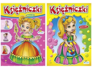 Kolorowanka KRZESIEK A4 16k. Księżniczki mix