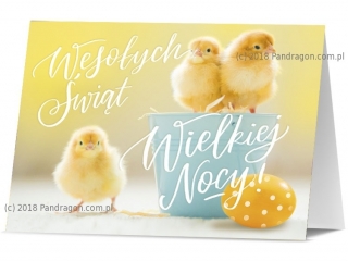 Kartki karnet B6-1680 Wielkanoc