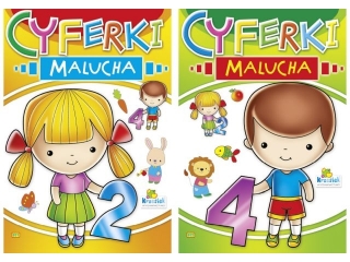 Książeczka edukacyjna KRZESIEK B5 16k. Cyferki malucha - mix