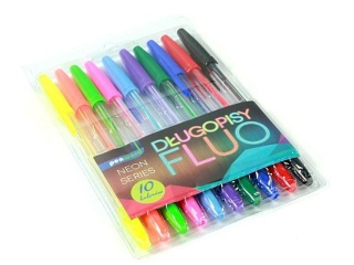 Dugopisy PENWORD fluo 10 kolorw HURT