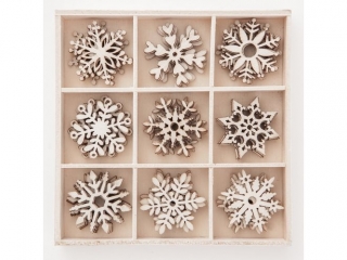 Ksztaty z drewna DPCRAFT nieynki 45szt.