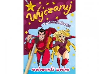 Malowanka wodna SKRZAT Wyczaruj superbohaterw
