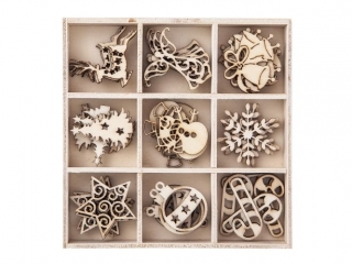 Ksztaty z drewna DPCRAFT wita 2, 45szt.