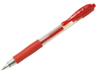 Dugopis elowy PILOT G2 czerwony