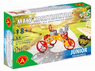 MAŁY KONSTRUKTOR "JUNIOR" TRÓJKOŁOWIEC