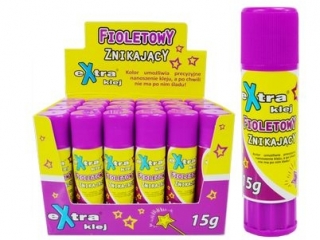 Klej w sztyfcie SCHEMAT fioletowy znikający 15g 5019