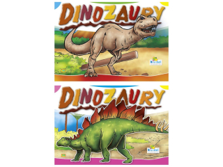 Kolorowanka KRZESIEK A5 16k. Dinoazury