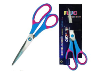 No�yczki FLUO 8, 5 OK OFFICE 21cm ergonomiczne HURT