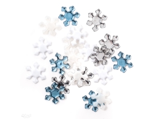 KRYSZTAKI DEKORACYJNE, 2,2 CM, 20 SZT. NIEYNKI