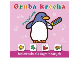 Kolorowanka SKRZAT Gruba krecha - Pingwinek