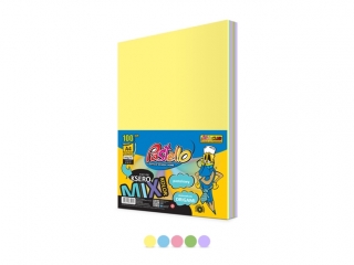 Papier ksero kolorowy PASTELLO A4 100ark. 160g MIX PASTEL