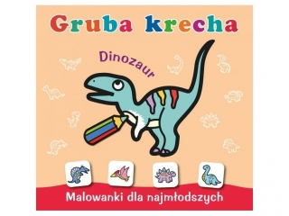 Kolorowanka SKRZAT Gruba krecha - Dinozaur