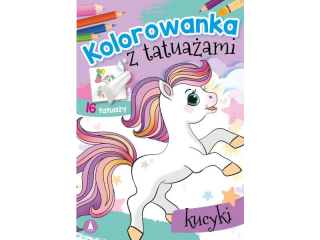 Kolorowanka SKRZAT z tatua�ami - Kucyki