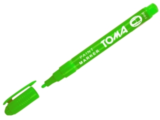 Marker olejowy TOMA 1, 5mm - zielony jasny