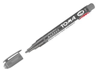 Marker olejowy TOMA 1,5mm - szary