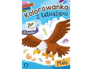 Kolorowanka SKRZAT z tatuaami - Ptaki